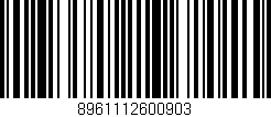 Código de barras (EAN, GTIN, SKU, ISBN): '8961112600903'