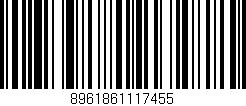 Código de barras (EAN, GTIN, SKU, ISBN): '8961861117455'