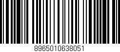 Código de barras (EAN, GTIN, SKU, ISBN): '8965010638051'