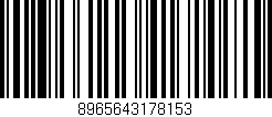 Código de barras (EAN, GTIN, SKU, ISBN): '8965643178153'