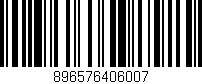 Código de barras (EAN, GTIN, SKU, ISBN): '896576406007'