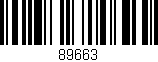 Código de barras (EAN, GTIN, SKU, ISBN): '89663'