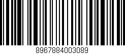 Código de barras (EAN, GTIN, SKU, ISBN): '8967884003089'