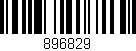 Código de barras (EAN, GTIN, SKU, ISBN): '896829'