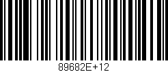 Código de barras (EAN, GTIN, SKU, ISBN): '89682E+12'