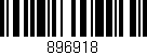 Código de barras (EAN, GTIN, SKU, ISBN): '896918'