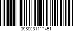 Código de barras (EAN, GTIN, SKU, ISBN): '8969861117451'