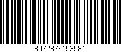 Código de barras (EAN, GTIN, SKU, ISBN): '8972876153581'