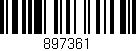 Código de barras (EAN, GTIN, SKU, ISBN): '897361'
