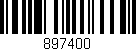 Código de barras (EAN, GTIN, SKU, ISBN): '897400'