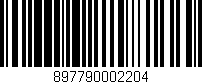 Código de barras (EAN, GTIN, SKU, ISBN): '897790002204'