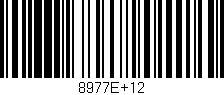 Código de barras (EAN, GTIN, SKU, ISBN): '8977E+12'