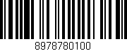 Código de barras (EAN, GTIN, SKU, ISBN): '8978780100'