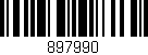 Código de barras (EAN, GTIN, SKU, ISBN): '897990'