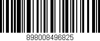 Código de barras (EAN, GTIN, SKU, ISBN): '898008496825'