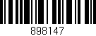 Código de barras (EAN, GTIN, SKU, ISBN): '898147'