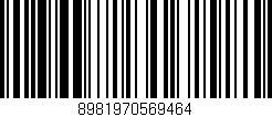 Código de barras (EAN, GTIN, SKU, ISBN): '8981970569464'