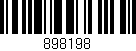 Código de barras (EAN, GTIN, SKU, ISBN): '898198'