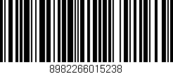 Código de barras (EAN, GTIN, SKU, ISBN): '8982266015238'