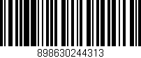 Código de barras (EAN, GTIN, SKU, ISBN): '898630244313'