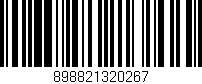 Código de barras (EAN, GTIN, SKU, ISBN): '898821320267'