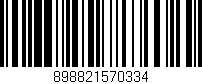 Código de barras (EAN, GTIN, SKU, ISBN): '898821570334'