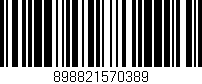 Código de barras (EAN, GTIN, SKU, ISBN): '898821570389'