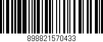 Código de barras (EAN, GTIN, SKU, ISBN): '898821570433'