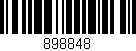 Código de barras (EAN, GTIN, SKU, ISBN): '898848'