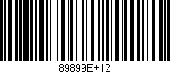 Código de barras (EAN, GTIN, SKU, ISBN): '89899E+12'