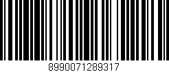 Código de barras (EAN, GTIN, SKU, ISBN): '8990071289317'