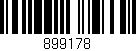 Código de barras (EAN, GTIN, SKU, ISBN): '899178'