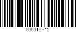 Código de barras (EAN, GTIN, SKU, ISBN): '89931E+12'