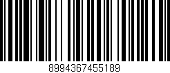 Código de barras (EAN, GTIN, SKU, ISBN): '8994367455189'