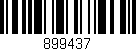 Código de barras (EAN, GTIN, SKU, ISBN): '899437'
