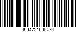 Código de barras (EAN, GTIN, SKU, ISBN): '8994731008478'