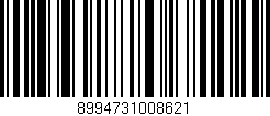 Código de barras (EAN, GTIN, SKU, ISBN): '8994731008621'