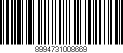 Código de barras (EAN, GTIN, SKU, ISBN): '8994731008669'