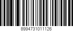 Código de barras (EAN, GTIN, SKU, ISBN): '8994731011126'