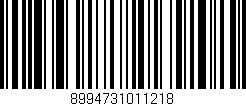 Código de barras (EAN, GTIN, SKU, ISBN): '8994731011218'