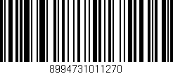 Código de barras (EAN, GTIN, SKU, ISBN): '8994731011270'