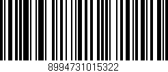 Código de barras (EAN, GTIN, SKU, ISBN): '8994731015322'