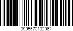 Código de barras (EAN, GTIN, SKU, ISBN): '8995673192867'
