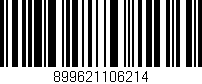 Código de barras (EAN, GTIN, SKU, ISBN): '899621106214'