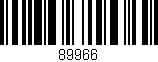 Código de barras (EAN, GTIN, SKU, ISBN): '89966'