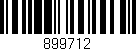 Código de barras (EAN, GTIN, SKU, ISBN): '899712'