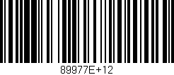 Código de barras (EAN, GTIN, SKU, ISBN): '89977E+12'