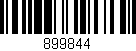 Código de barras (EAN, GTIN, SKU, ISBN): '899844'
