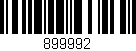 Código de barras (EAN, GTIN, SKU, ISBN): '899992'