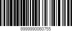 Código de barras (EAN, GTIN, SKU, ISBN): '8999990060755'
